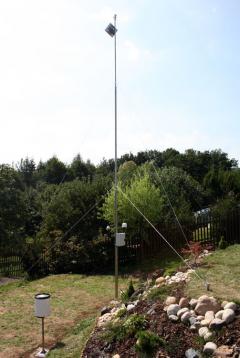the mast for meteorological station - 8 meters the mast for meteorological station - 8 meters